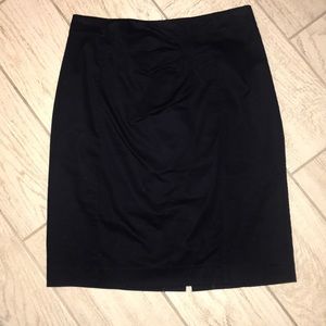 Navy blue mini skirt